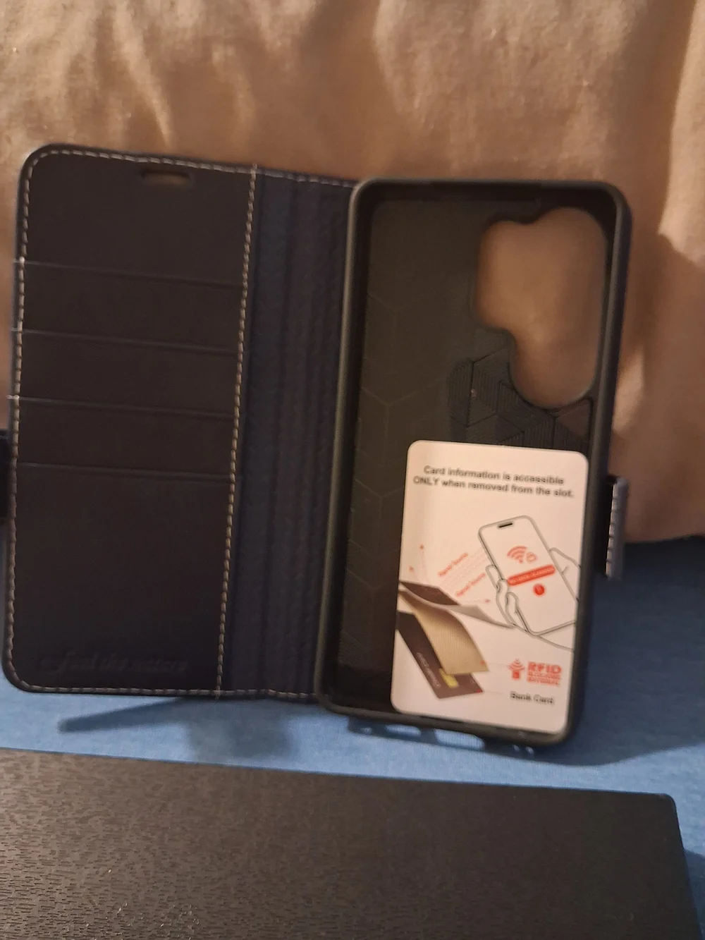 Shieldon Galaxy S22 Ultra Genuine Leather RFID Wallet Case